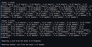 It takes me 30s to shuffle a 52 card deck in this way. Shuffle A Deck Of Card With Oops In Python Geeksforgeeks