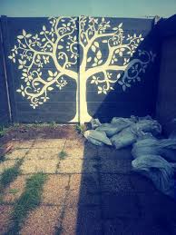 7 panels to make up total size of 3.5m x 2.8m (h). Pin By Christy Rexroth On Tuin Painting Concrete Walls Garden Mural Garden Wall Art