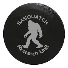 Sasquatch Bigfoot Vinyl Spare Tire Cover Jeep Stuff