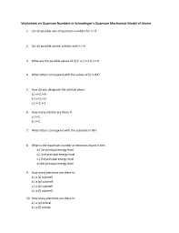 Wed, 05 jun 2019 18:45:32 gmt. Quantum Numbers Worksheet I
