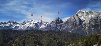 This list of highest mountains of new guinea shows all mountains on the island of new guinea that are at least 3750 m high and have a topographic prominence of 500 m or more. Aac Publications Yulong Xueshan Overview And Snow Lotus Peak North Ridge