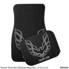 Pontiac Trans Am T A Screaming Chicken Muscle Car Floor Mats Gearhead Turbo Muscle Car Hotrod Collectible Gifts Diy Car Floor Mats Trans Am Trans Am Pontiac