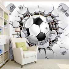 Cool Football Photo Papier Peint Football Papier Peint Fond D Ecran 3d Passion Pour La Coupe Du Monde Enfant Deco Chambre Deco Chambre Garcon Chambre Ado Foot