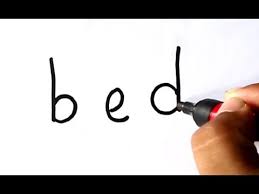 Very Easy How To Turn Words Bed Into A Cartoon For Kids Drawing Doodle Art On Paper Youtube 1280 x 720 jpeg 94 кб. very easy how to turn words bed into a cartoon for kids drawing doodle art on paper
