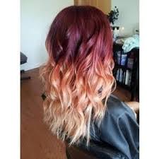 Black Blonde And Red Hair Highlights Wine Red Hair With Blonde Highlights Google Search Ombre Hair Blonde Red Ombre Hair Hair Styles