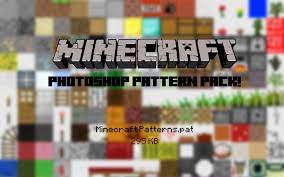 Adobe photoshop's text type and text editing tools let you manipulate standard fonts for greater visual impact. Minecraft Blocks Photoshop Pattern Pack By Shlekky On Deviantart