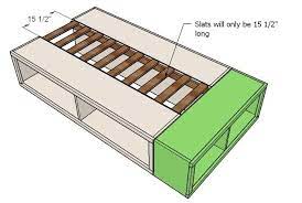 Twin Storage Captains Bed Diy Storage Bed Captains Bed Diy Twin Bed