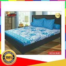 Sprei my love perca berbagai ukuran, sprei batik keris perca ibu putri s.pd./ daftar harga sprei my love perca. Jual Sprei My Love King Royal Blue 180x200 Best Quality Terbaru Juni 2021 Blibli