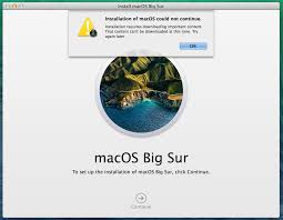 Installation Requires Downloading Important Content Error Message Preventing Me Installing Macos Big Sur Ask Different