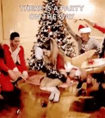 A party, held to celebrate christmas. Christmas Party Gifs Tenor
