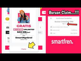 Mungkin artikel yang saya buat bisa menjadi solusi untuk membantu kamu yang sedang mencari tentang cara beli paket smartfren 4g unlimited lewat sms, telepon dan lewat aplikasi mysmartfren. Claim Paket Booster Unlimited Smartfren Youtube