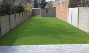 achtertuin met kunstgras type forgrass 3 aangelegd op een ondergrond van stabilise welke ondergrond het beste is leest u via http kunstgras achtertuin tuin