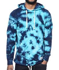 Black And Blue Tie Dye Hoodie Empyre Compass Bright Blue Tie Dye Hoodie Zumiez Tie Dye Hoodie Tie Dye Shirts Tie Dye Sweater