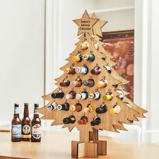 Personalised Oak Advent Calendar For Drinks Christmas Tree Etsy In 2020 Christmas Tree Advent Calendar Wine Advent Calendar Diy Advent Calendar