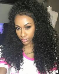 Frontal Half Up Half Down Curly Hair Front Lace Wigs Human Hair Curly Hair Styles Remy Human Hair Wigs