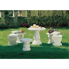 Garten Dekoration Sitzgruppe Gartenmoebel Gussstein Kunststein Gartenset Siena Garten Gartenset Sitzgruppe