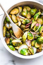 Creamy Mustard Brussels Sprouts Salad Vegan Paleo