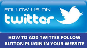 Check spelling or type a new query. How To Add Twitter Follow Button Plugin In Your Website Youtube