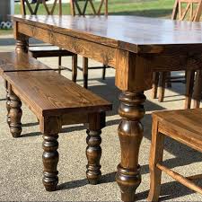 Curvy Chunky Farmhouse Dining Table Legs 5 X 5 X 29 Set Of 4 Unfinished Wood Legs Maple Legs Made In Nc Farmhouse Dining Table Farmhouse Dining Dining Table