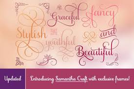 Fontbundles.net offer exclusive deals on the highest quality premium and free fonts from independent designers. Beautiful Samantha Script Font Only 17 Mightydeals