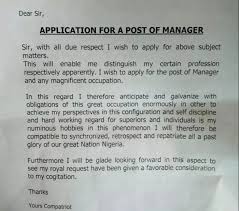 My observation is that a lot of people have been asking questions and wondering how to write an application for job vacancies at the efcc. Ayaf Die O See The Application Letter Written By A Nigerian Graduate Try Not To Laugh Photo Wikileak Loaded