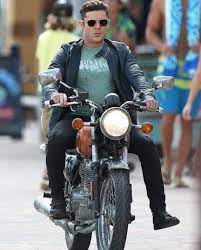 Baywatch Matt Brody Biker Leather Jacket Biker Leather Leather Jacket Men Leather Jacket
