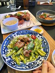 歐露原塊牛排 food vegetables green beans