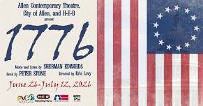 1776 at Allen Contemporary Theatre