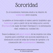 Que el empoderamiento solo es posible si. Diccionario Feminista Sororidad Las Voces Ignoradas