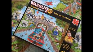 Unwind with a wasgij jigsaw puzzle. Wasgij Original 33 Calm On The Canal Solution Youtube