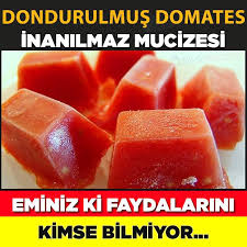 Dondurulmus Domates Buzlukta Domates Saklama Food Food And Drink Snacks