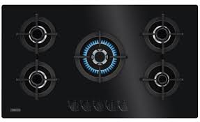¡elige la tuya y a cocinar! Zanussi Zgo98520ba Placa De Gas Natural 90 Cm 5 Zonas Cristal Negro Lacasadelelectrodomestico Com