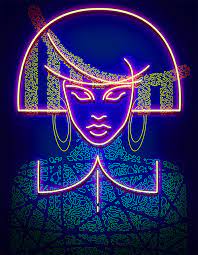 Lights 5 By Vasya Kolotusha Neon Demon Art Graphic Fashion Illustration Style Editorial Magazine Asia Japan Neon Signs Neon Light Art Neon Design
