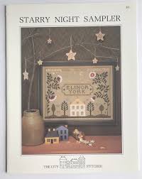 Maybe you would like to learn more about one of these? Starry Night Sampler Cross Stitch Pattern Chart By The City Stitcher Oop Htf Cross Stitch Patterns Stitcher Starry Night