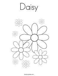 Daisies are such a sweet and innocent flower. Daisy Coloring Page Twisty Noodle