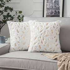 Rechteck kissenbezug kissenbezüge kissenhülle auto sofa home dekoration 30x50cm. 2er Set Plusch Kissenbezug 45 X 45 Cm Gold Kaufland De