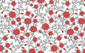 Floral quilts, floral bedspreads, floral duvet cover sets. Hd Wallpaper White And Red Floral Wallpaper Color Pattern Surface Texture Wallpaper Flare