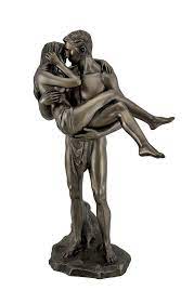 Amazon.com: Resin Statues The Lovers Bronze Finished Man Carrying Woman Nude  Statue 6.5 X 11.5 X 3.5 Inches Bronze : Home & Kitchen