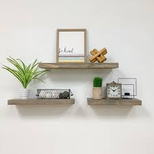 3 shelf bookcase is crafted with wrought iron in a matte black finish, and constructed from sturdy boards and black coated metal frame. Grey Wall Display Shelves You Ll Love In 2021 Wayfair