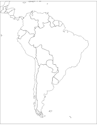 Free Printable Map of South America