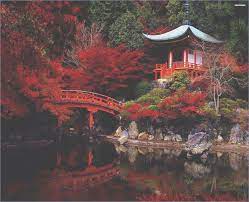 Autumn In The Japanese Garden Wallpaper Autumn Garden Japanese Wallpaper Japan Landscape Landscape Wallpaper Japanese Garden