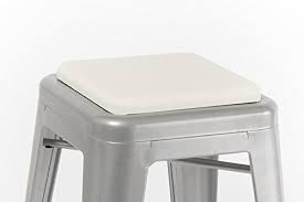 Westelm.com has been visited by 100k+ users in the past month Square Seat Cushion For Metal Bar Stools Or Kitchen Chairs White Chair Stool Sold Separately Buy Online In Angola At Angola Desertcart Com Productid 22098904
