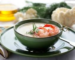 Recette De Veloute De Chou Fleur Aux Crevettes Recette Veloute Chou Fleur Recettes De Cuisine Saine Recette Veloute