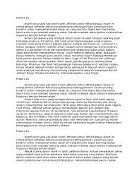 Peristiwa pertama yang membuktikan kejayaan pada peleraian cerita ialah peristiwa pak saidi berjaya membunuh beberapa orang tentera jepun dengan sebilah keris pusaka peninggalan ayahnya. Doc Komsas Fxdilz Smkst Academia Edu