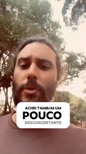 recebi esse comentário hoje no fim da aula, que me deixa completamente  desconcertado.. justamente qdo achava que não tinha conseguido transmitir  nada do que queria.. 🤷‍♂️