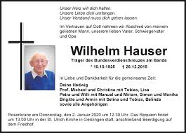 Join facebook to connect with armin hauser and others you may know. Traueranzeigen Von Wilhelm Hauser Schwarzwalder Bote Trauer
