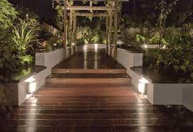 Elegant Mood Lighting In Dublin By Garden Designer Barry Murphy Large Water Features Outside Bars Open Space