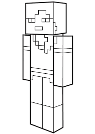 Fnaf toy foxy coloring page from five nights at freddy's category. Tonk Nawab View 39 Printable Minecraft Steve And Alex Coloring Pages