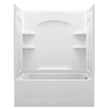 Home depot bathtub shower inserts. White Bathtub Shower Combination At Lowes Com
