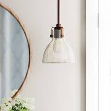 Birch Lane Pendant Lights Giuseppina 1 Light Single Bell Pendant In 2020 Bell Pendant Farmhouse Pendant Lighting Lantern Lights